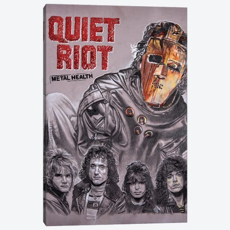 Quiet Riot Canvas Print #HFM63} by Chris Hoffman Art Art Print