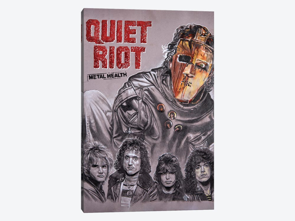 Quiet Riot by Chris Hoffman Art 1-piece Canvas Artwork