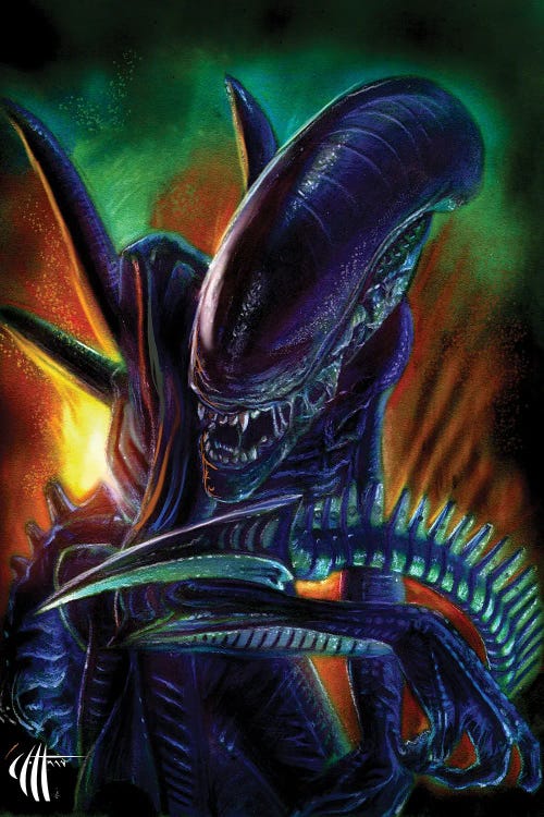 Alien by Chris Hoffman Art wall art