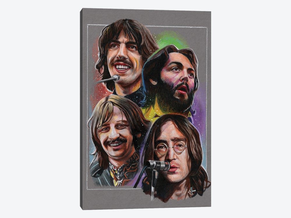 Beatles Collage by Chris Hoffman Art 1-piece Art Print