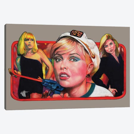 Blondie Collage Canvas Print #HFM9} by Chris Hoffman Art Canvas Art Print