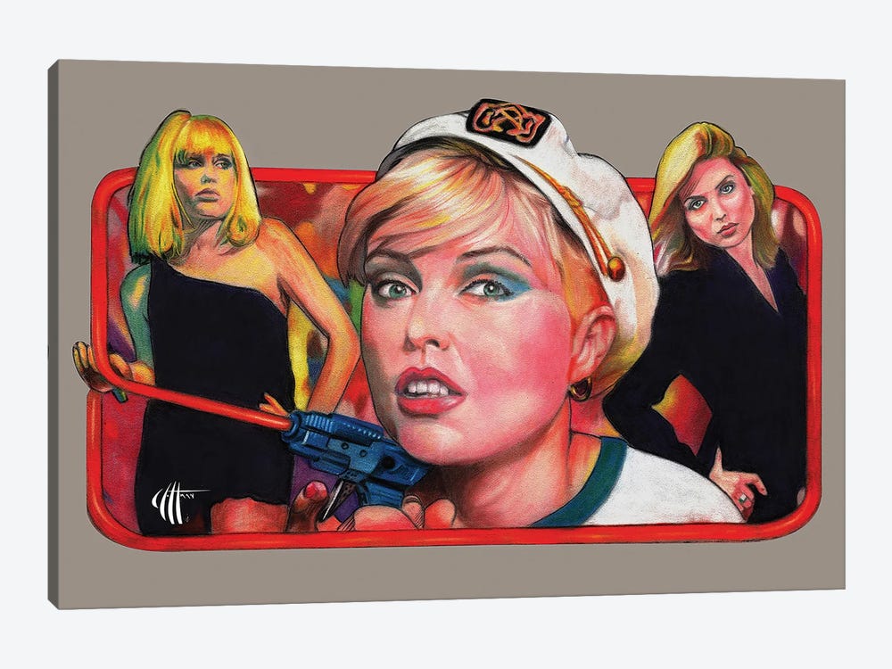 Blondie Collage by Chris Hoffman Art 1-piece Canvas Wall Art