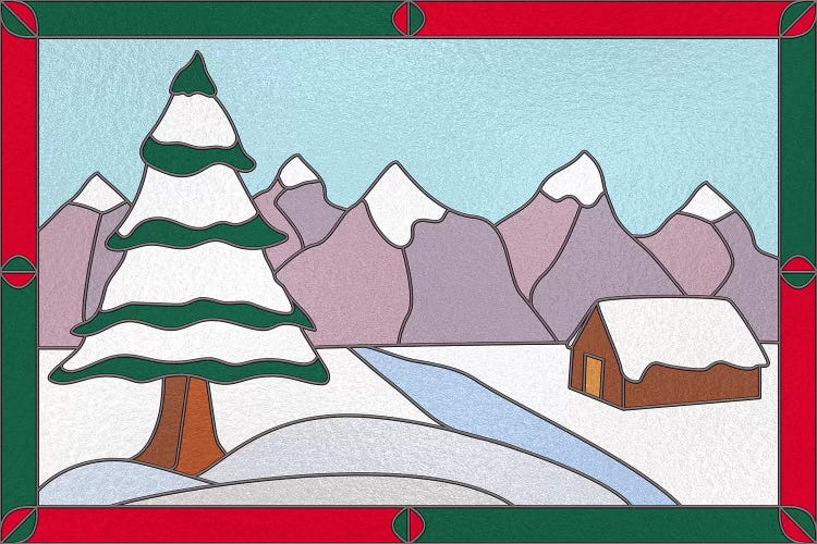 Snowy Terrain by 5by5collective wall art
