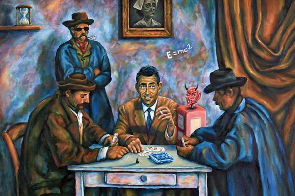 Demons: The Card Players Enter The Twilight Zone by Hank Grebe