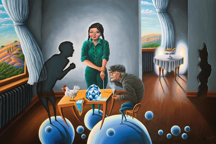 The Evolution of Consciousness by Hank Grebe wall art