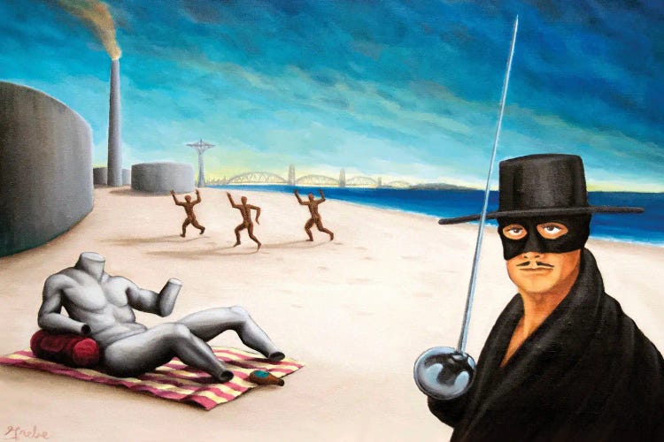 Notoro Zorro by Hank Grebe wall art