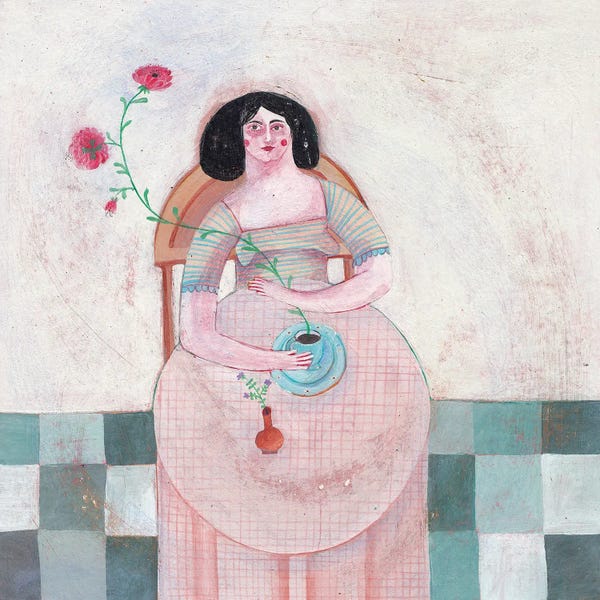 Cafes: Alone At The Café by Hanieh Ghashghaei
