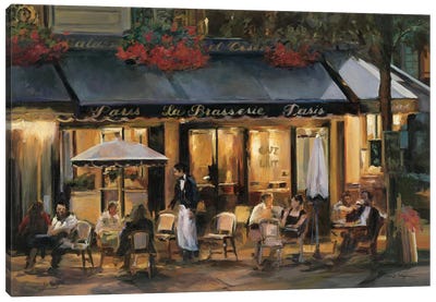 La Brasserie I Canvas Art Print - Cafe Art