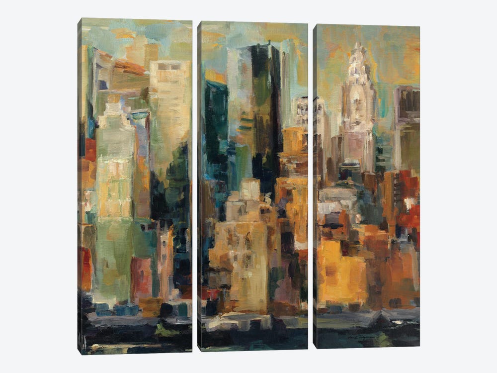 New York, New York by Marilyn Hageman 3-piece Canvas Print