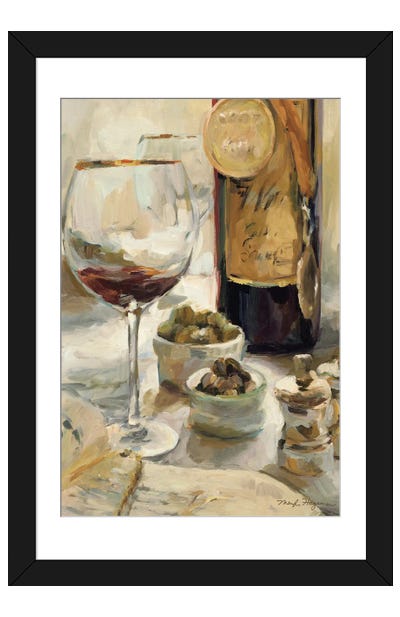 Award Winning Wine I Paper Art Print - Framed Art Prints