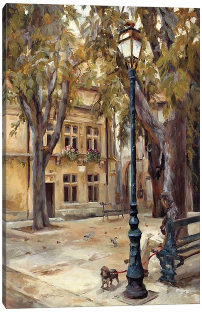 Provence Village II Canvas Art Print - Oil Painting