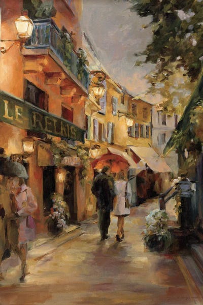 Streets: Evening in Paris I by Marilyn Hageman