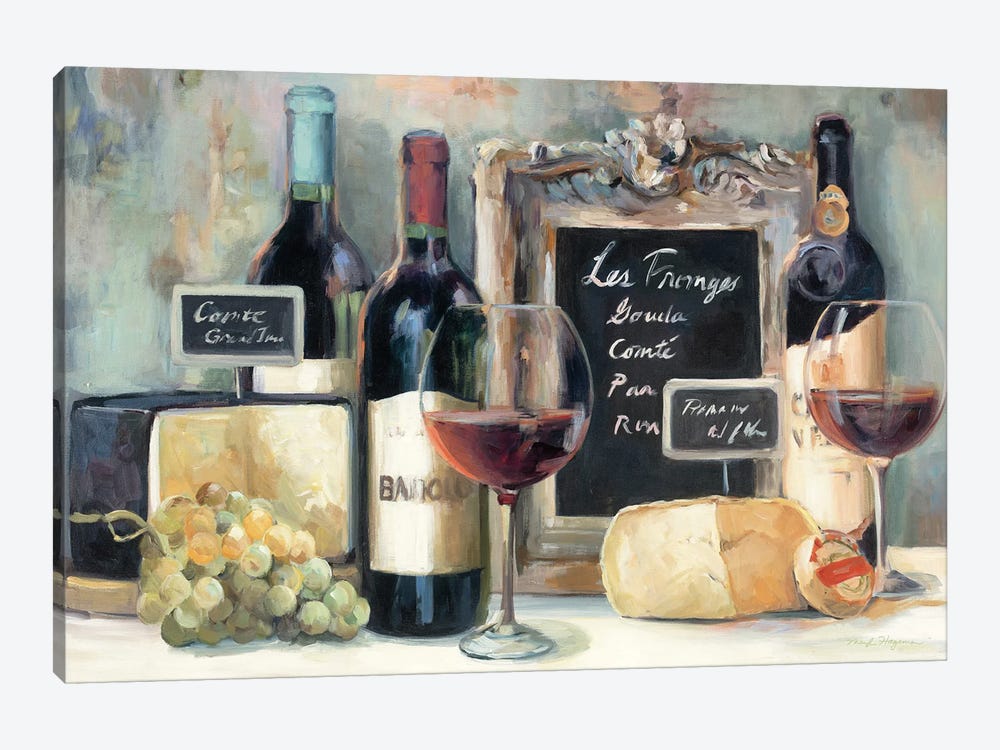 Les Fromages by Marilyn Hageman 1-piece Canvas Print