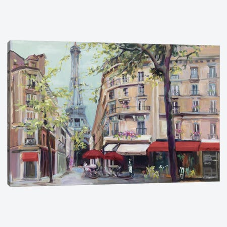 Springtime in Paris Canvas Print #HGM51} by Marilyn Hageman Canvas Art Print