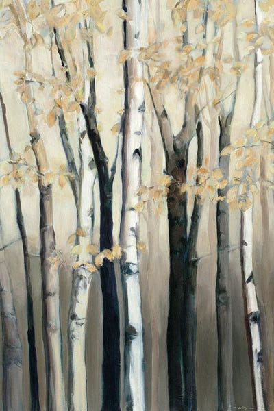 Floral & Botanical: Golden Birch I by Marilyn Hageman