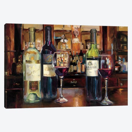 A Reflection Of Wine Canvas Print #HGM53} by Marilyn Hageman Canvas Print