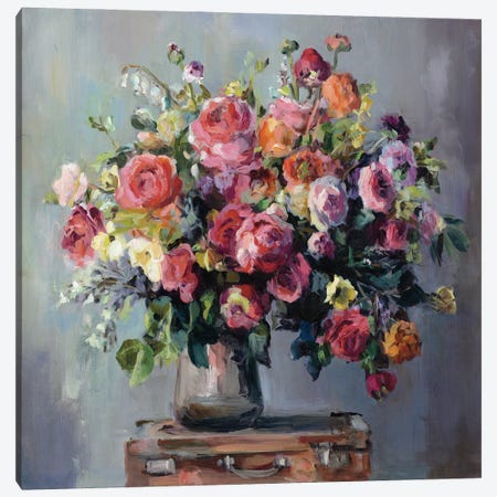 Abundant Bouquet Canvas Print #HGM54} by Marilyn Hageman Canvas Wall Art