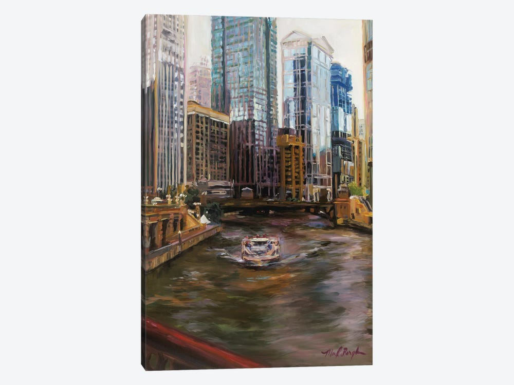 Chicago River by Marilyn Hageman 1-piece Canvas Print