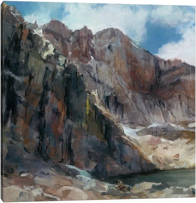 Mountain Scene Canvas Art Print - Marilyn Hageman