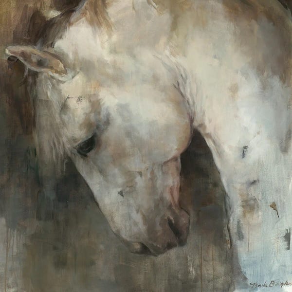 Black & White Animal Art: Renaissance Horse by Marilyn Hageman