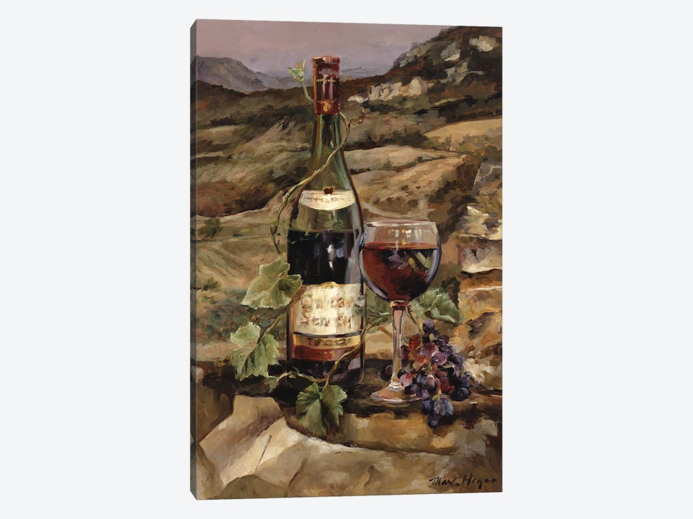 Tuscan Valley Red by Marilyn Hageman 1-piece Canvas Art