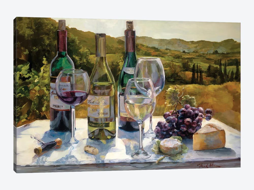 Wine In the Light by Marilyn Hageman 1-piece Canvas Print