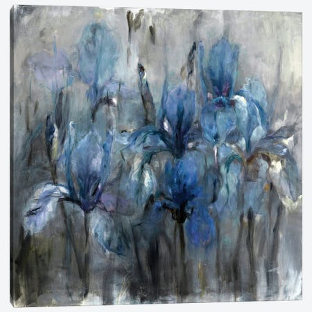 Blue Iris Canvas Print #HGM77} by Marilyn Hageman Canvas Art