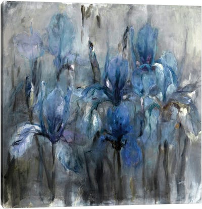 Blue Iris Canvas Art Print - Marilyn Hageman