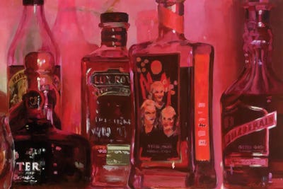 Red Bourbon by Marilyn Hageman multi panel art