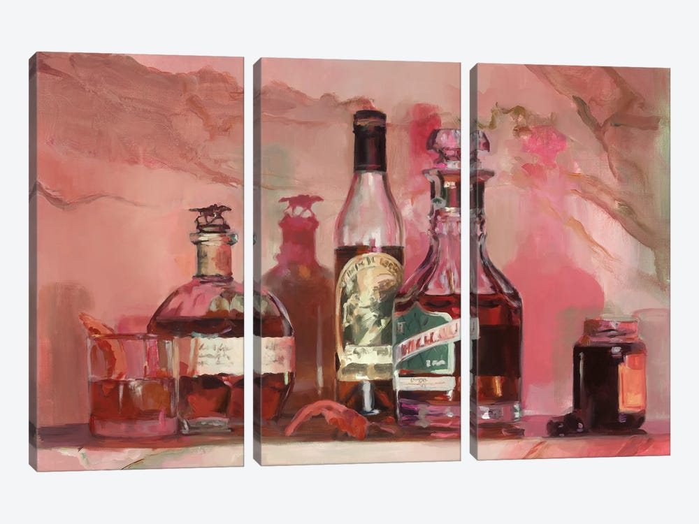 Collector's Bourbon by Marilyn Hageman 3-piece Canvas Print