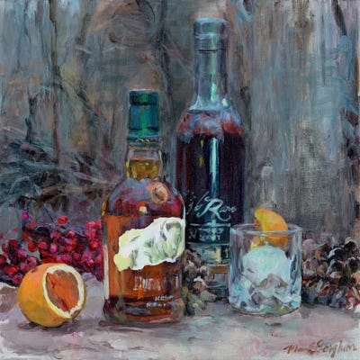 Marilyn Hageman - Canvas Prints: Bourbon In The Woods