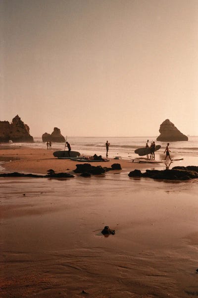 Sebastian Hilgetag: Surf Boards At The Coast by Sebastian Hilgetag
