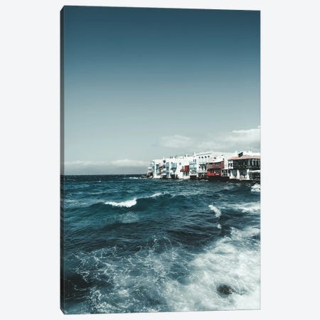 Wild Sea Waves Canvas Print #HGT114} by Sebastian Hilgetag Canvas Art Print