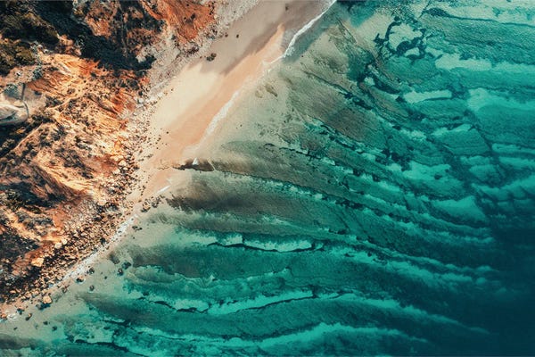 Aerial Beaches: Morning Coast by Sebastian Hilgetag