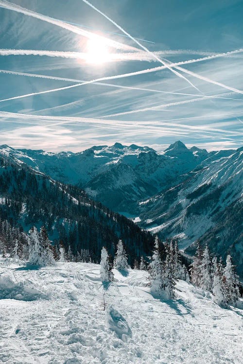 Austrian Alps In Winter