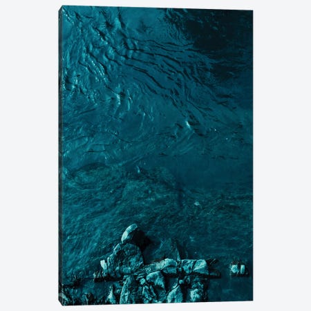 Blue Stream Canvas Print #HGT196} by Sebastian Hilgetag Art Print