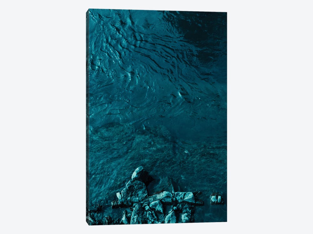Blue Stream by Sebastian Hilgetag 1-piece Canvas Artwork