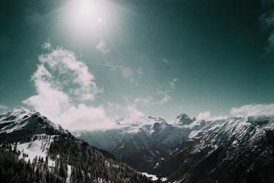 Mountains - Clouds In The Alps by Sebastian Hilgetag canvas print