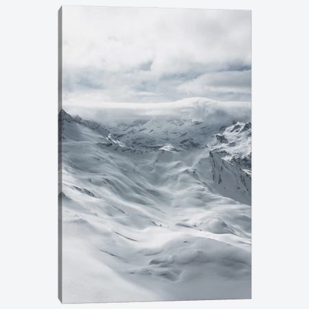 Mountains - Cloudy Alps Canvas Print #HGT218} by Sebastian Hilgetag Canvas Print
