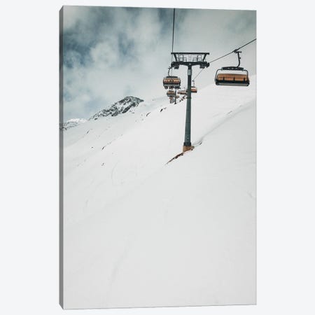 Riding The Lift In Winter Canvas Print #HGT225} by Sebastian Hilgetag Canvas Print