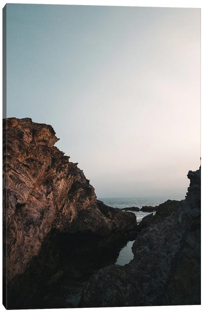 Sundown At The Cliffs Canvas Art Print - Sebastian Hilgetag