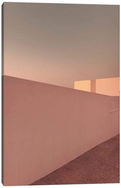 Tones And Shapes II Canvas Art Print - Sunset Shades