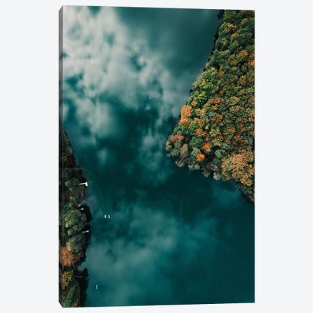 Forest And Water Canvas Print #HGT276} by Sebastian Hilgetag Canvas Artwork