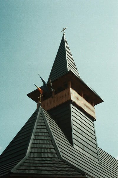 Analog Series - Church Top by Sebastian Hilgetag canvas print