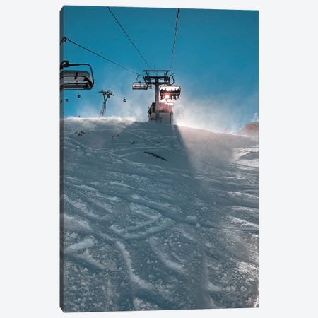 Let's Go Skiing Canvas Print #HGT52} by Sebastian Hilgetag Canvas Wall Art