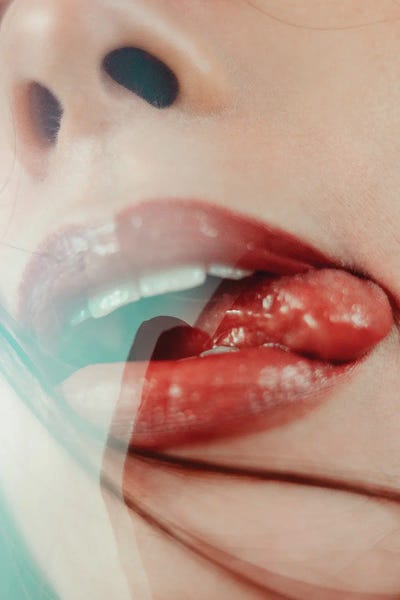 Hyperreal Photography: Mouth I by Sebastian Hilgetag