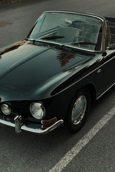 Oldtimer Sundown by Sebastian Hilgetag canvas print