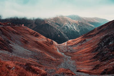 Romanian Mountaints II by Sebastian Hilgetag metal wall art