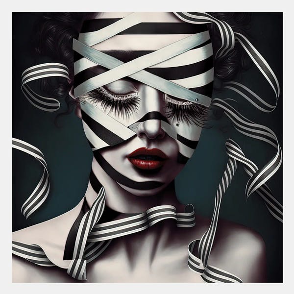 Hugo Valentine: Ribbon Cage IV by Hugo Valentine