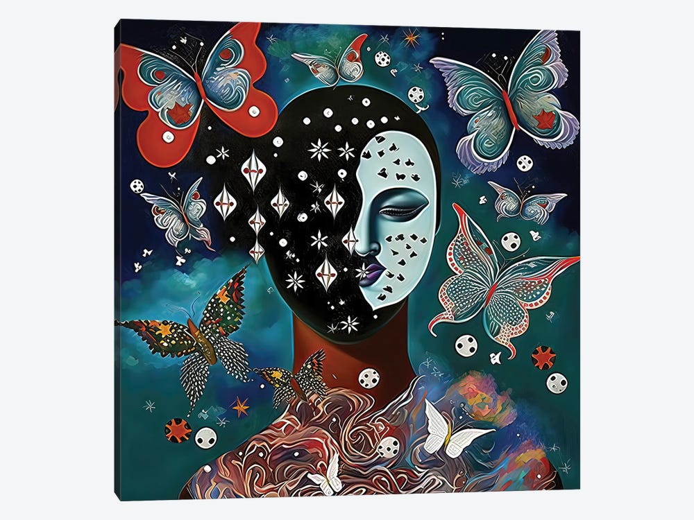Astral Dreamers I by Hugo Valentine 1-piece Canvas Art